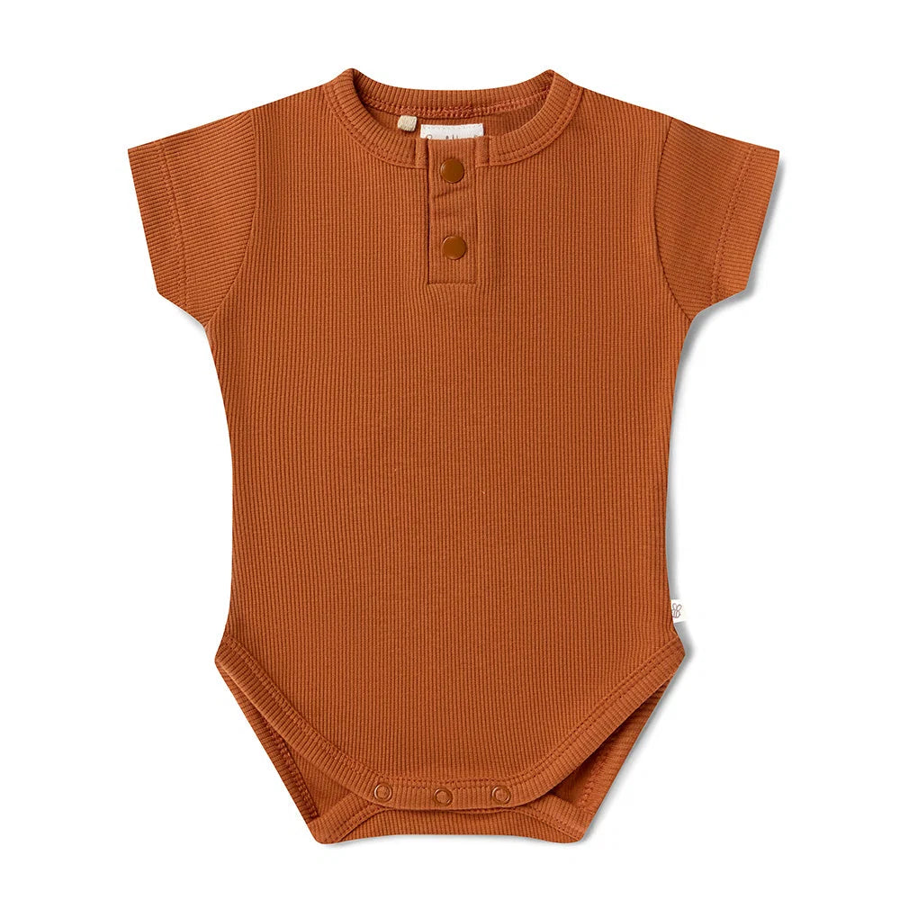 Biscuit Short Sleeve Bodysuit