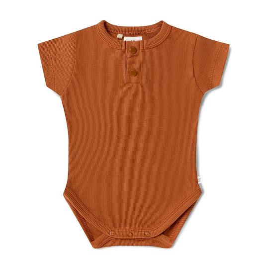 Biscuit Short Sleeve Bodysuit