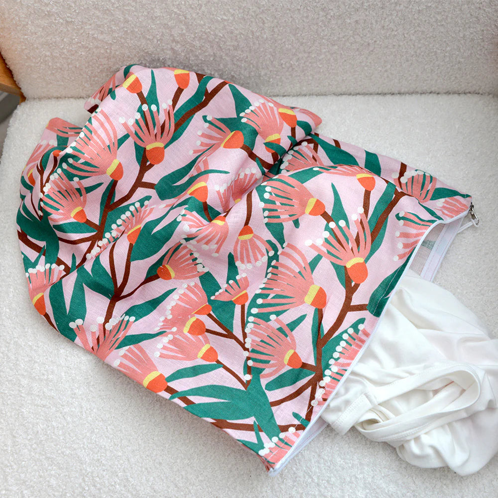 Linen Laundry Bag Blossom Branches