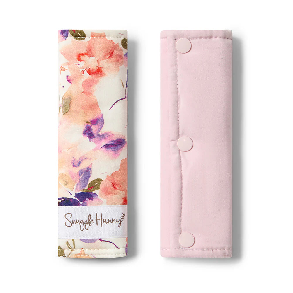 Blushing Beauty Pram Strap Covers