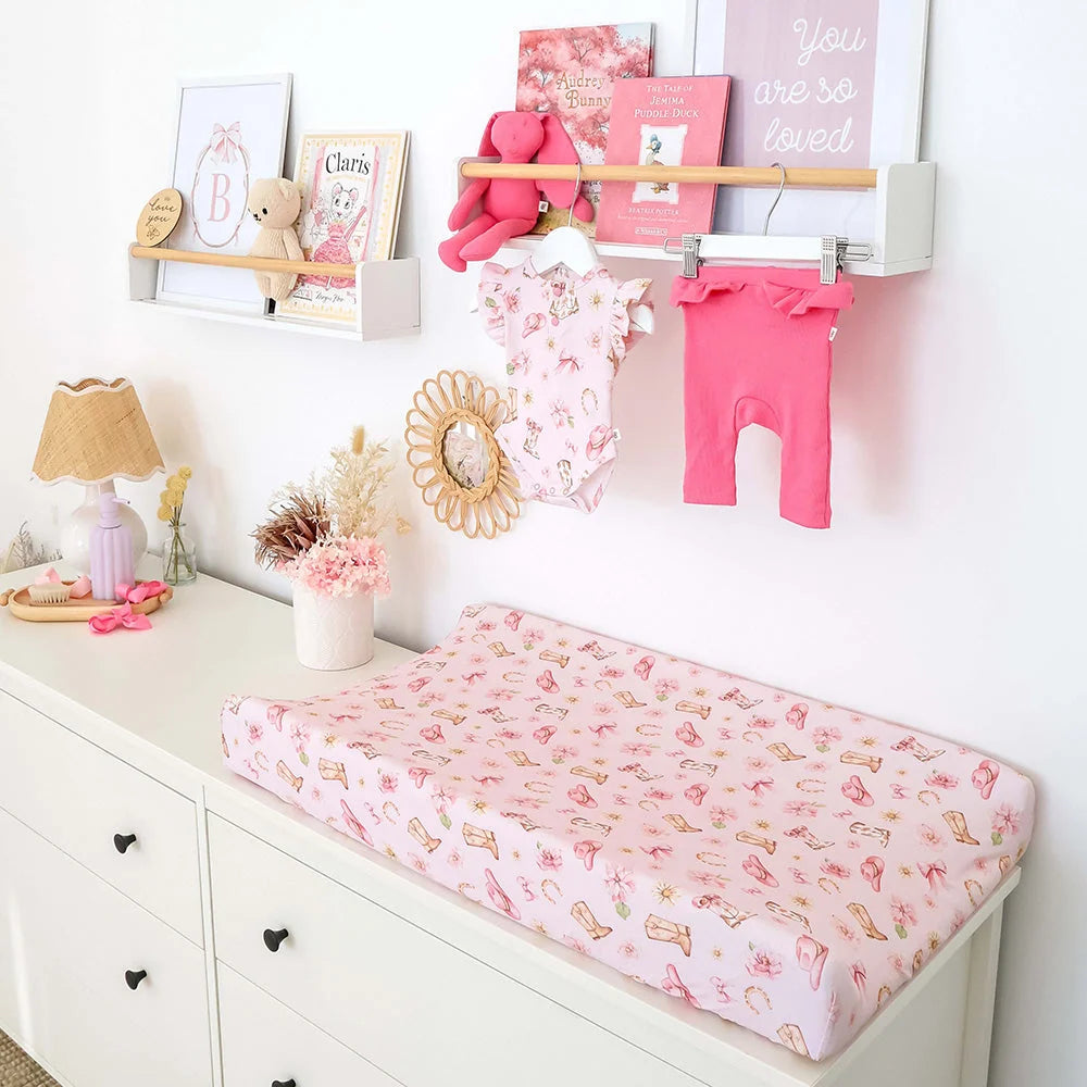Boots & Bows Bassinet Sheet