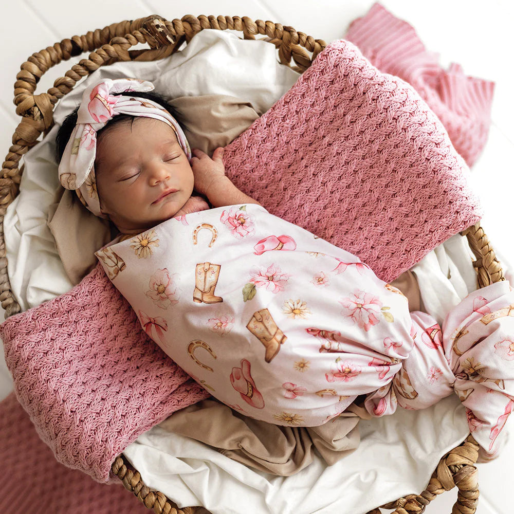Boots & Bows Jersey Wrap Set