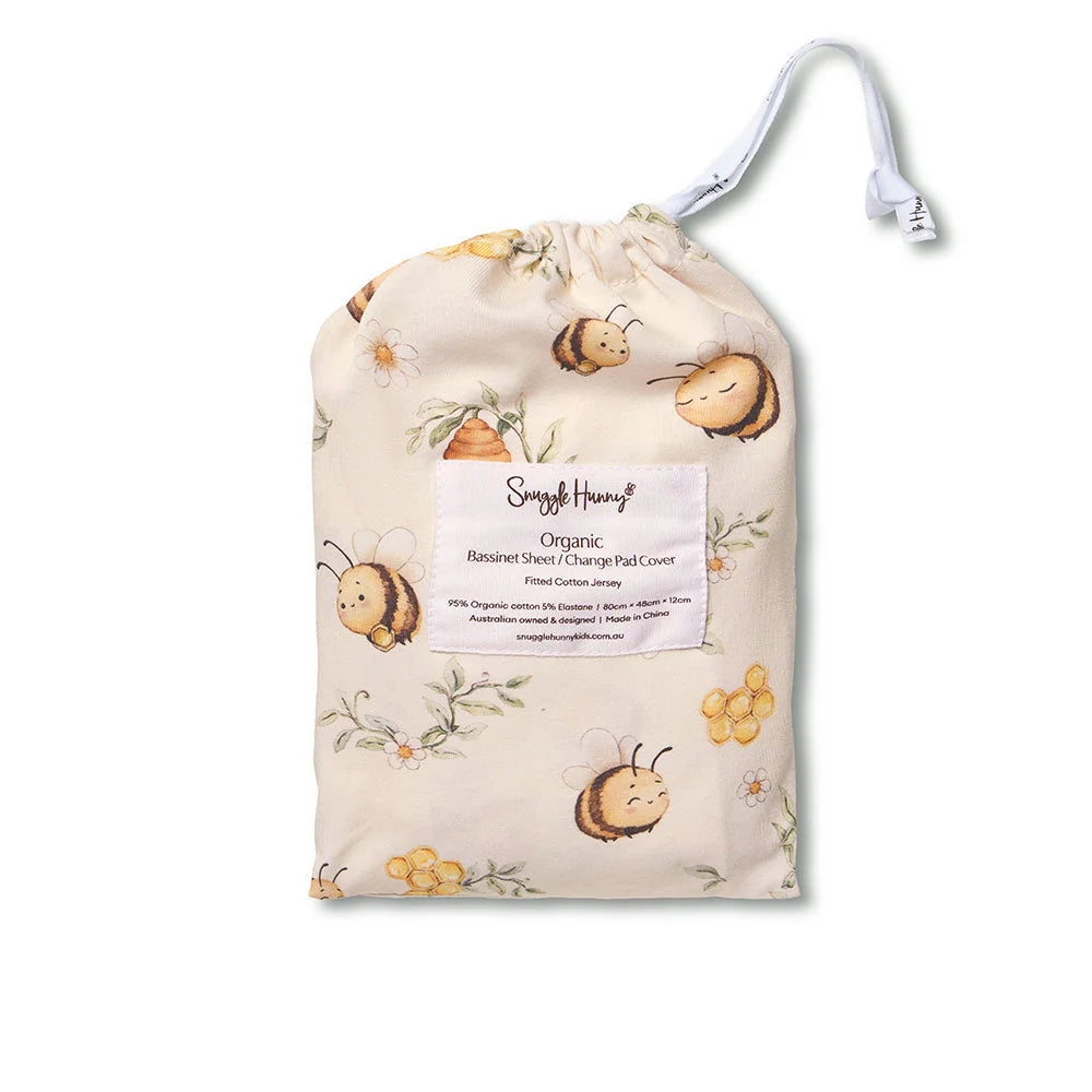 Bumblebees Bassinet Sheet