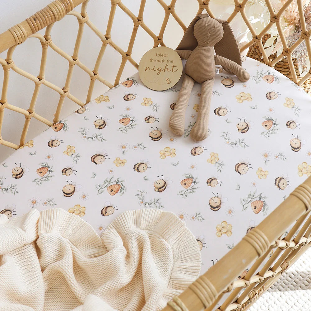 Bumblebees Bassinet Sheet