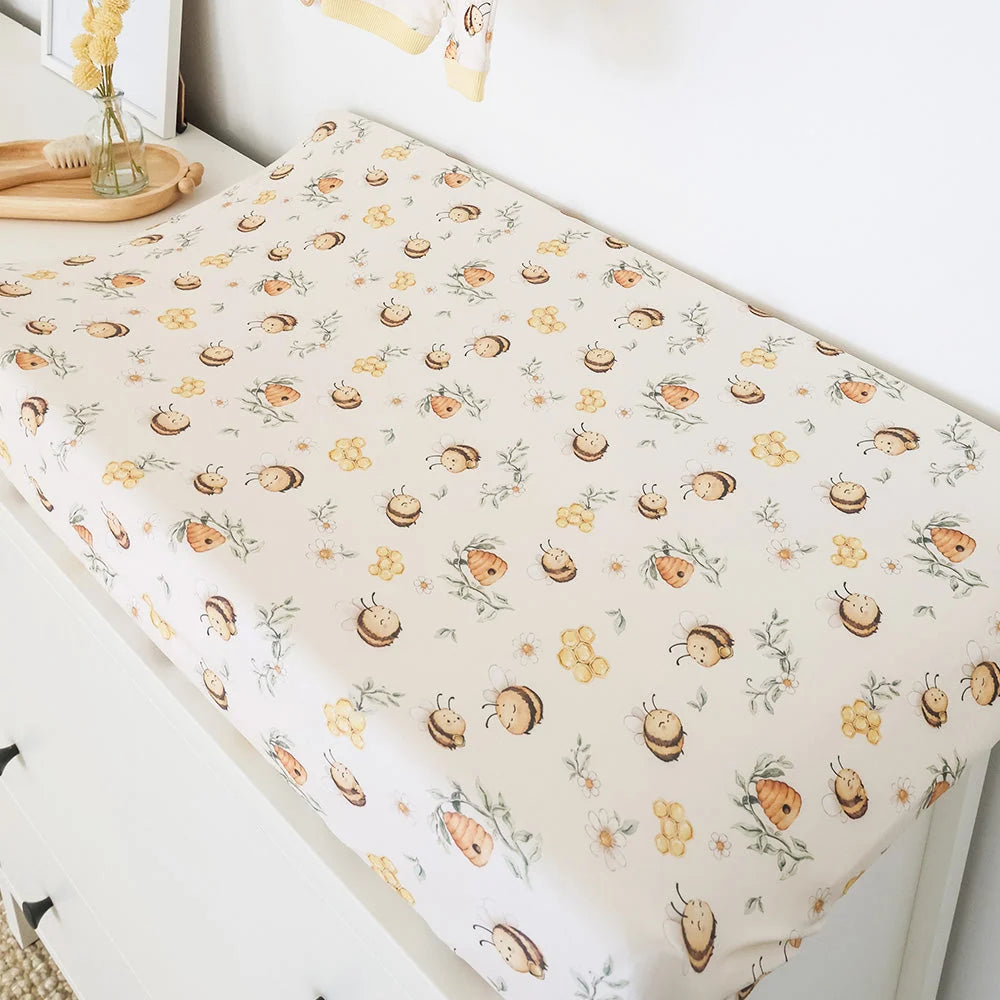 Bumblebees Bassinet Sheet