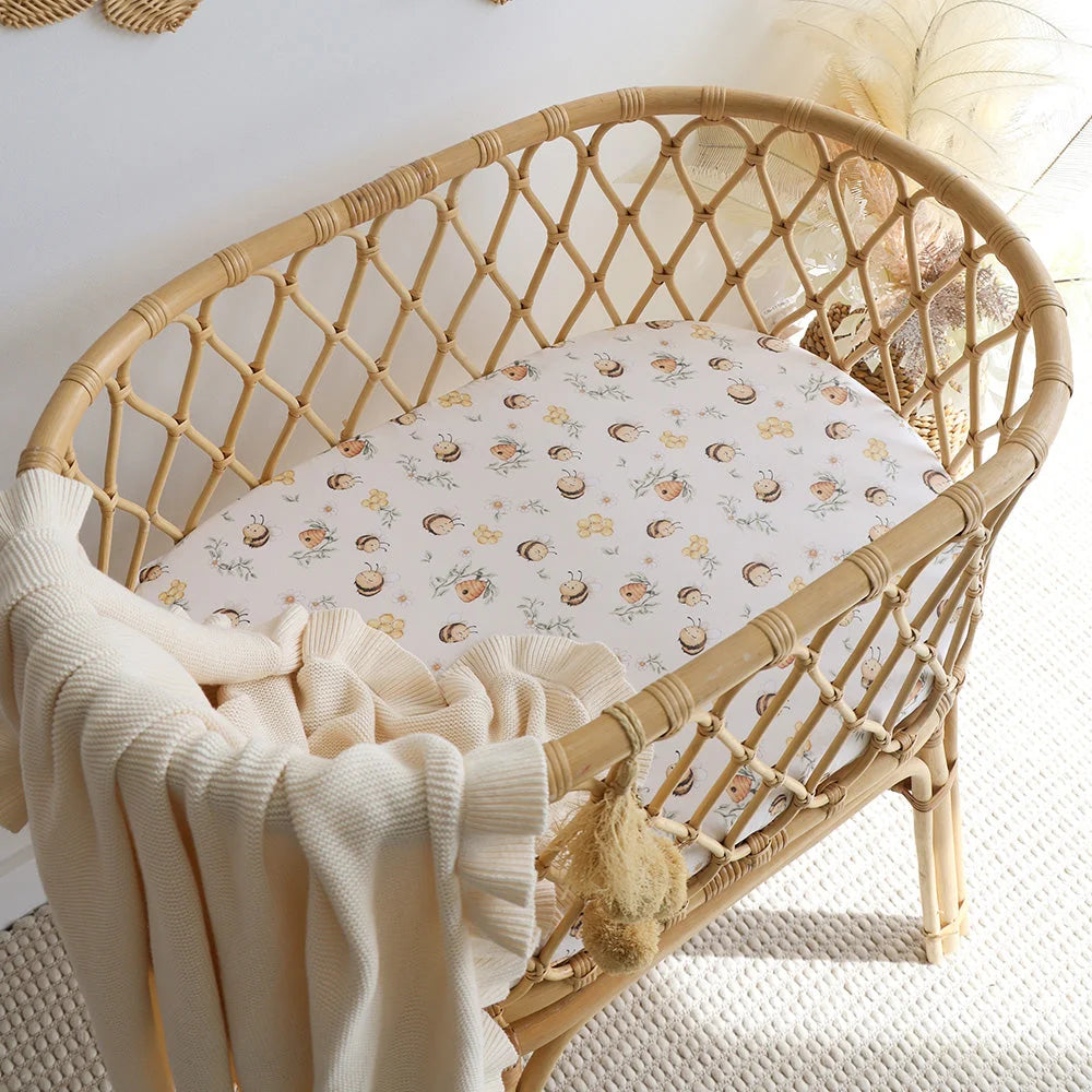 Bumblebees Bassinet Sheet