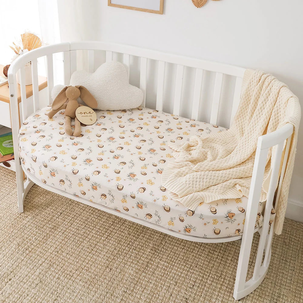 Bumblebees Cot Sheet