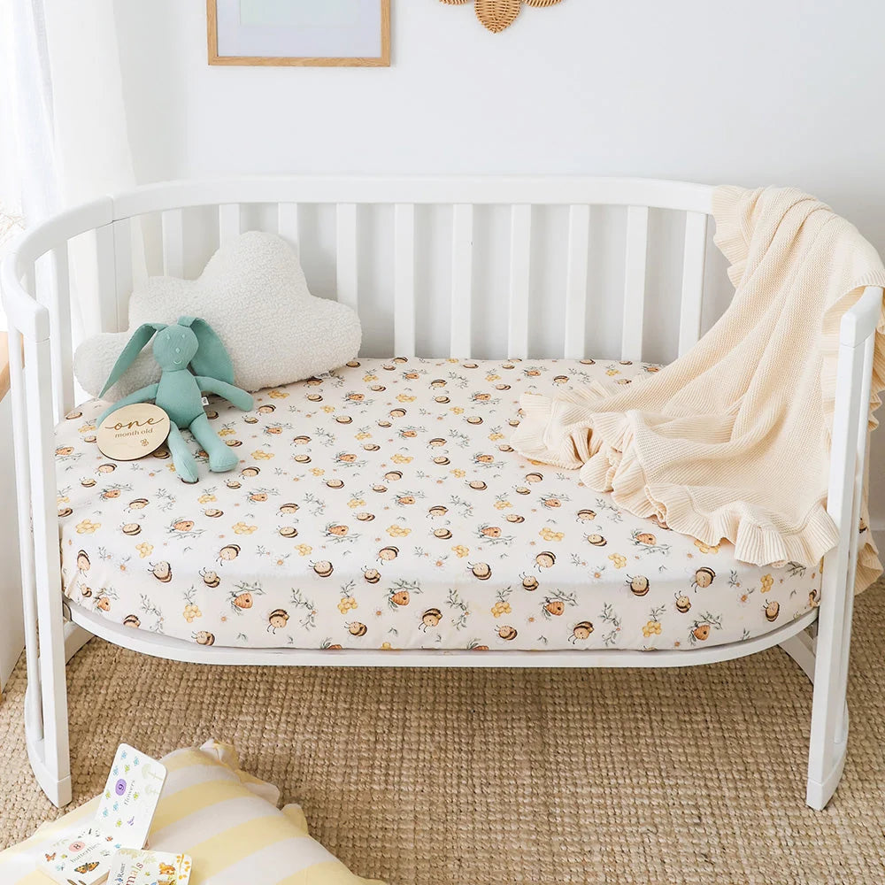 Bumblebees Cot Sheet