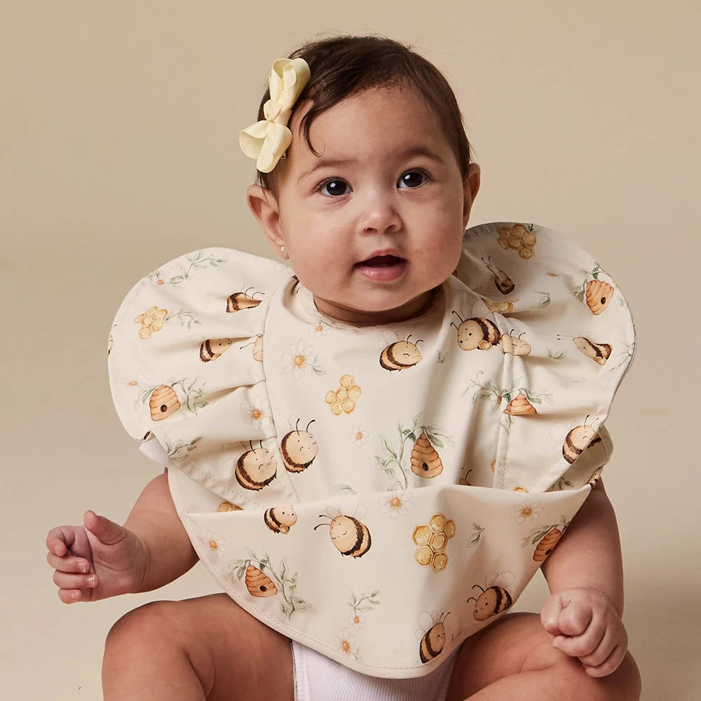 Bumblebees Fill Snuggle Bib