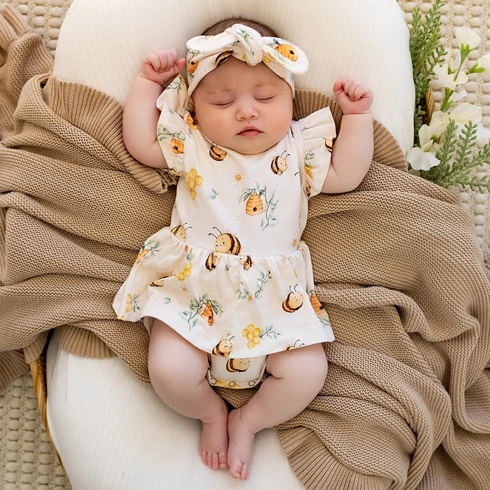 Bumblebees Short Sleeve Dress