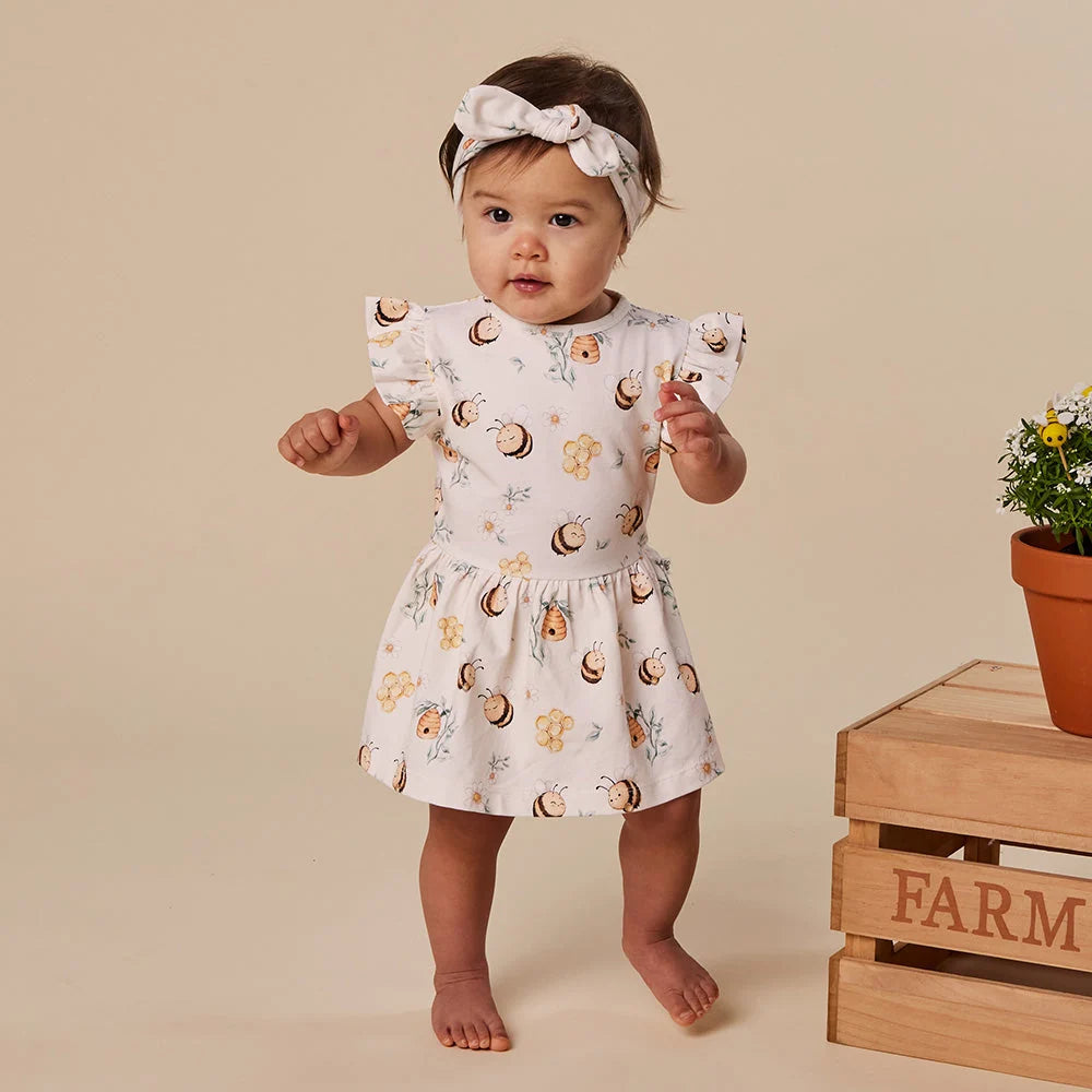 Bumblebees Short Sleeve Dress