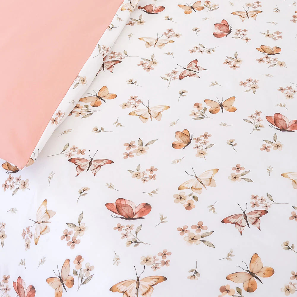 Butterfly Quilt Cover - Single Bed