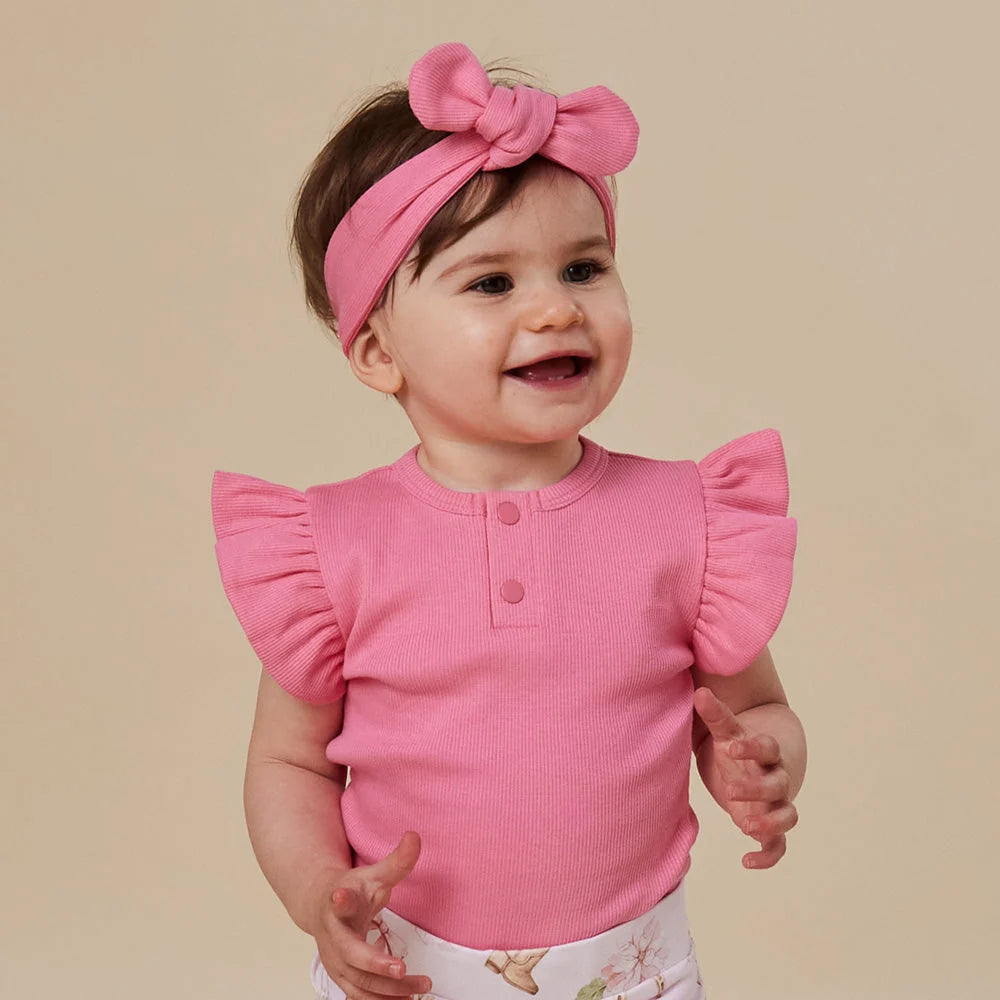 Candy Ribbed Topknot Headband