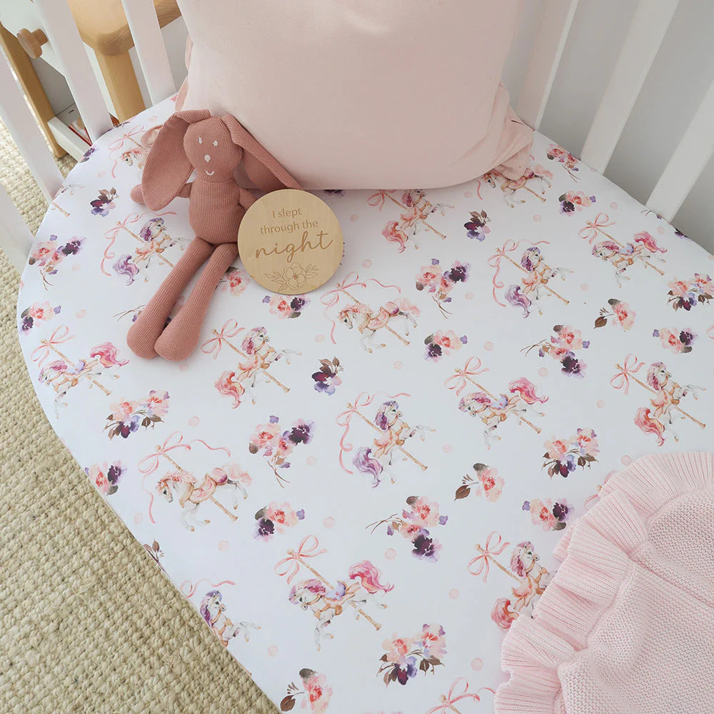 Carousel Cot Sheet