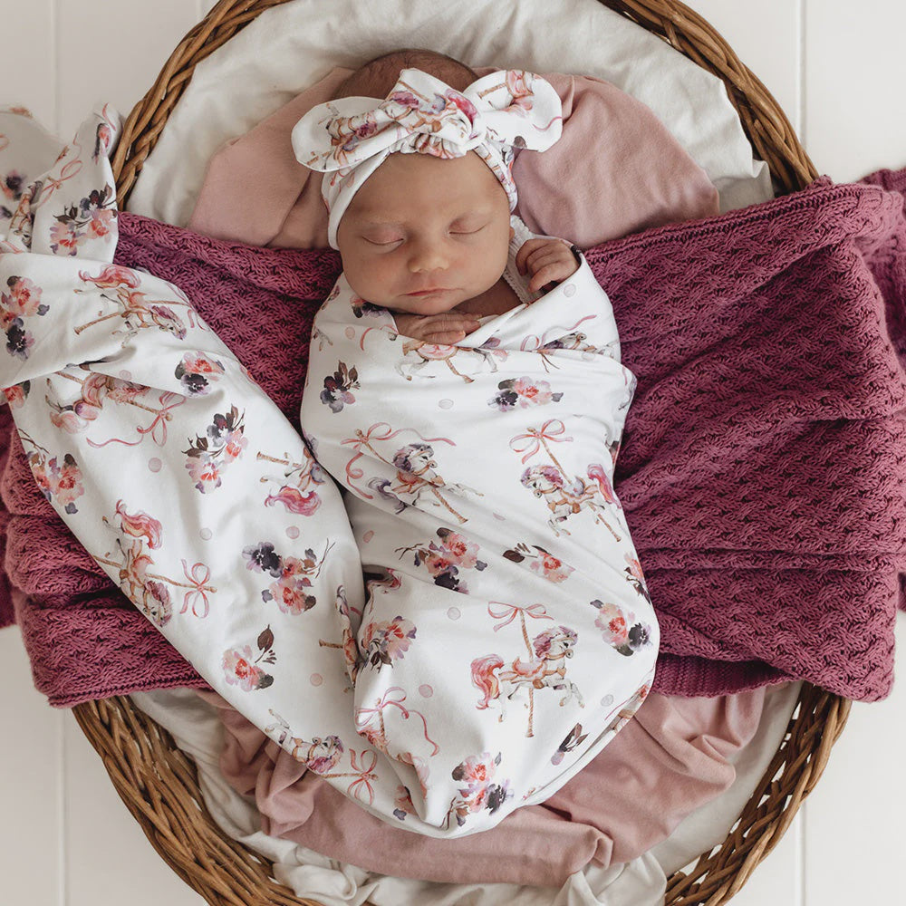 Carousel Jersey Wrap Set