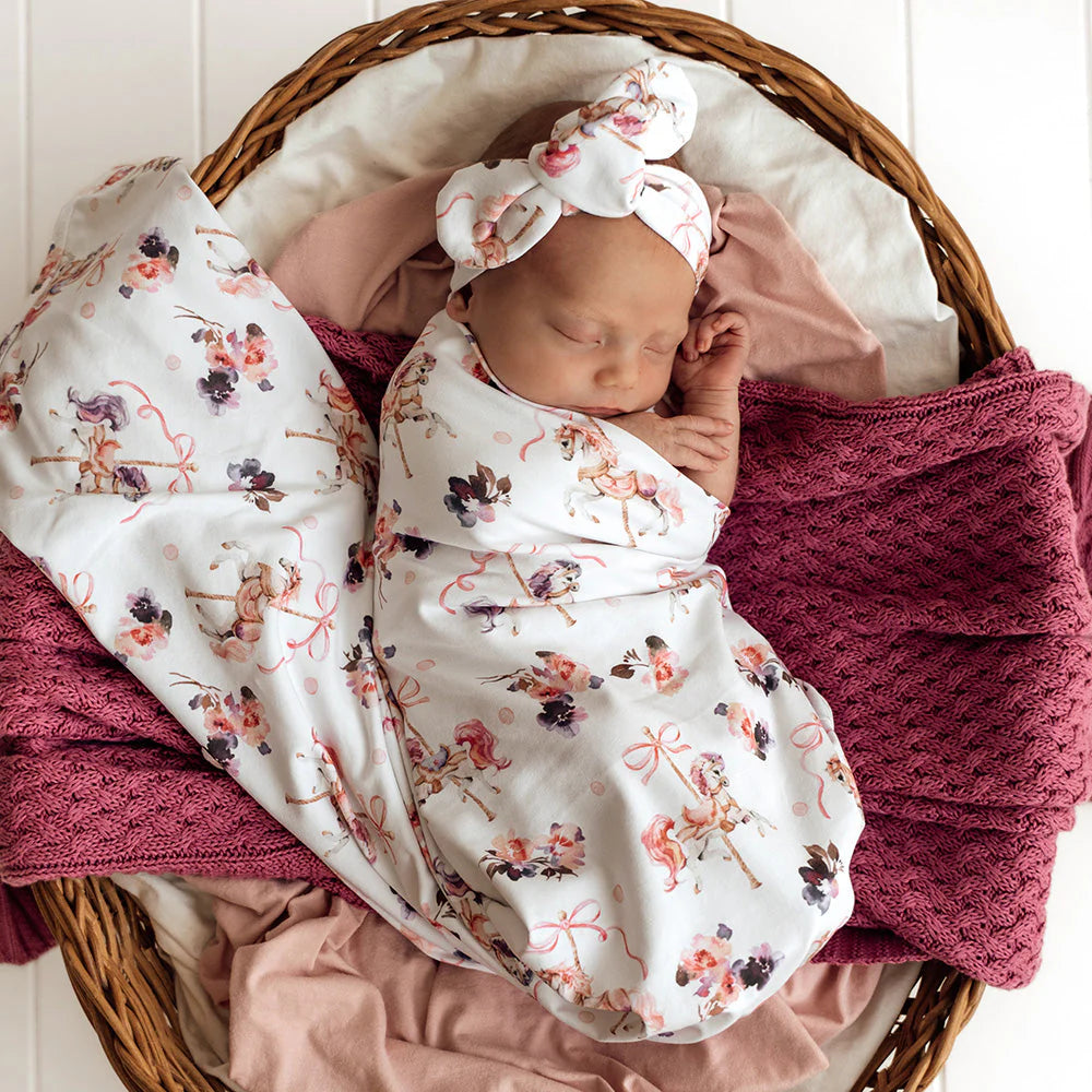 Carousel Jersey Wrap Set