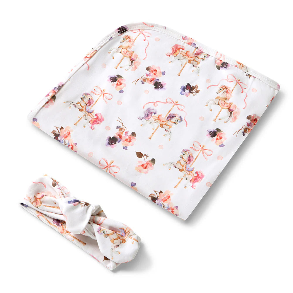 Carousel Jersey Wrap Set