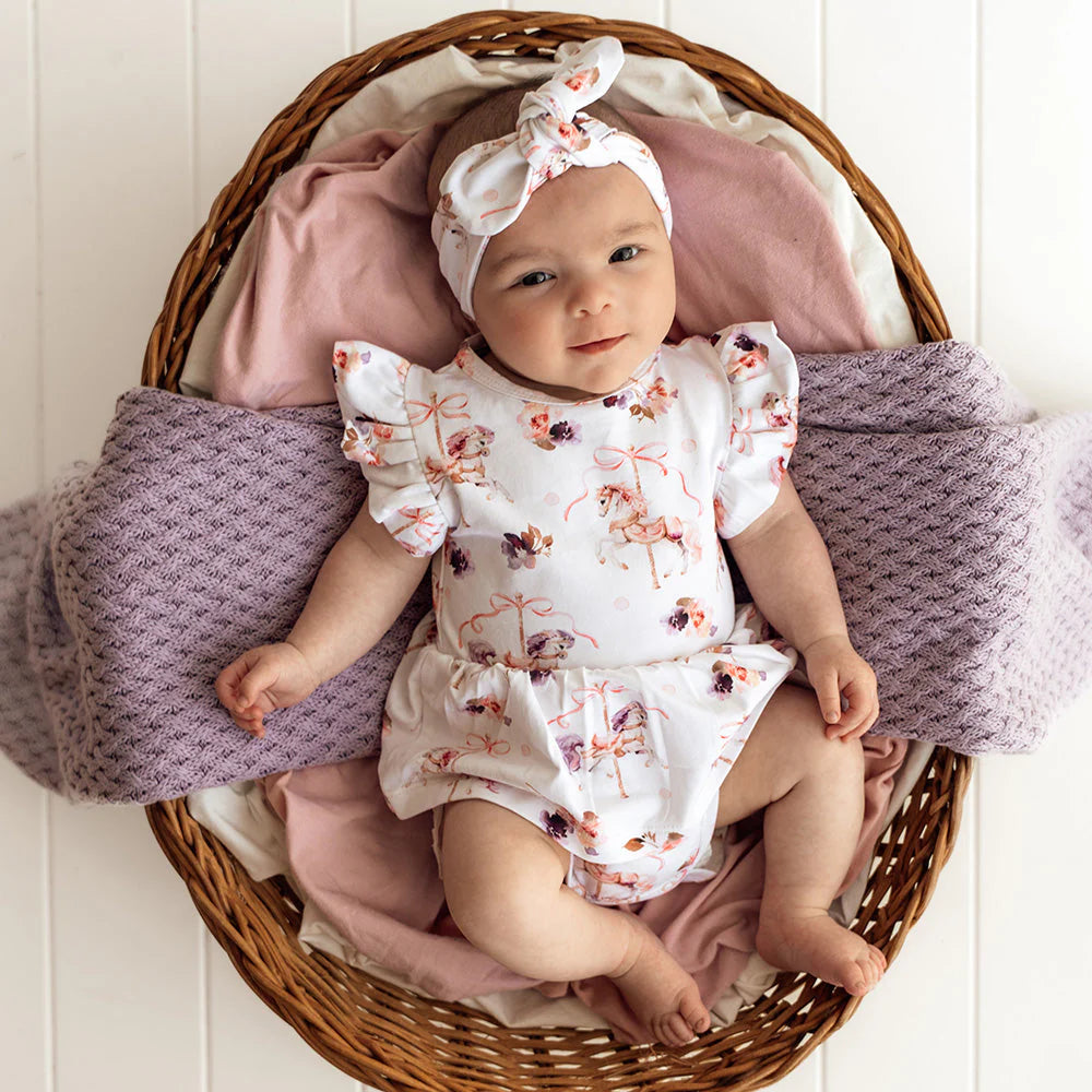 Carousel Short Sleeve Dress