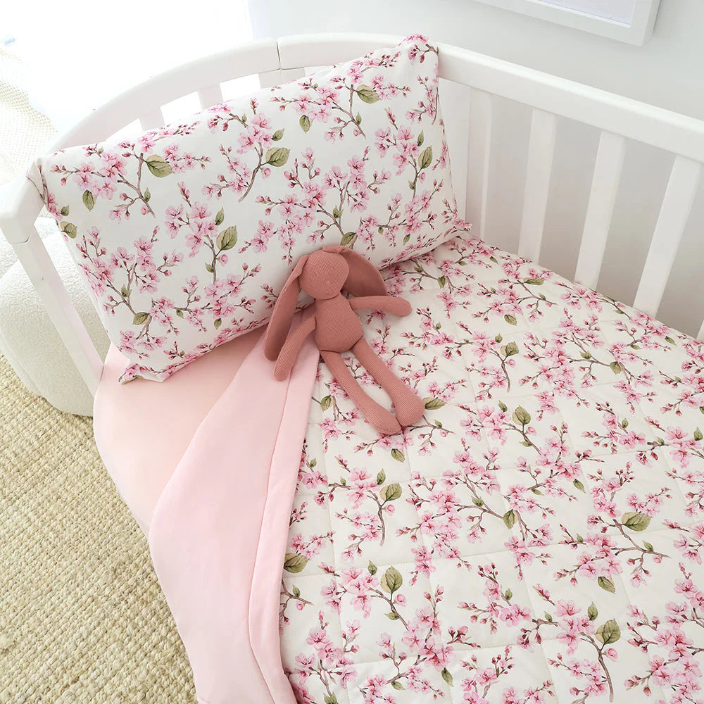 Cherry Blossom Cot Comforter