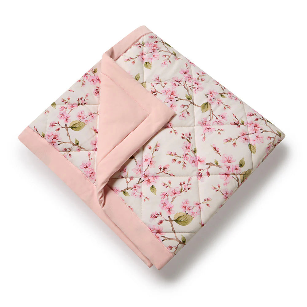 Cherry Blossom Cot Comforter
