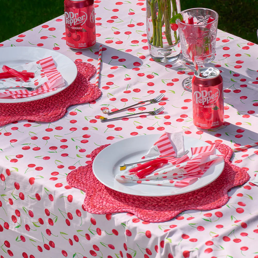 Cotton Tablecloth (140cm x 300cm) Cherrylicious