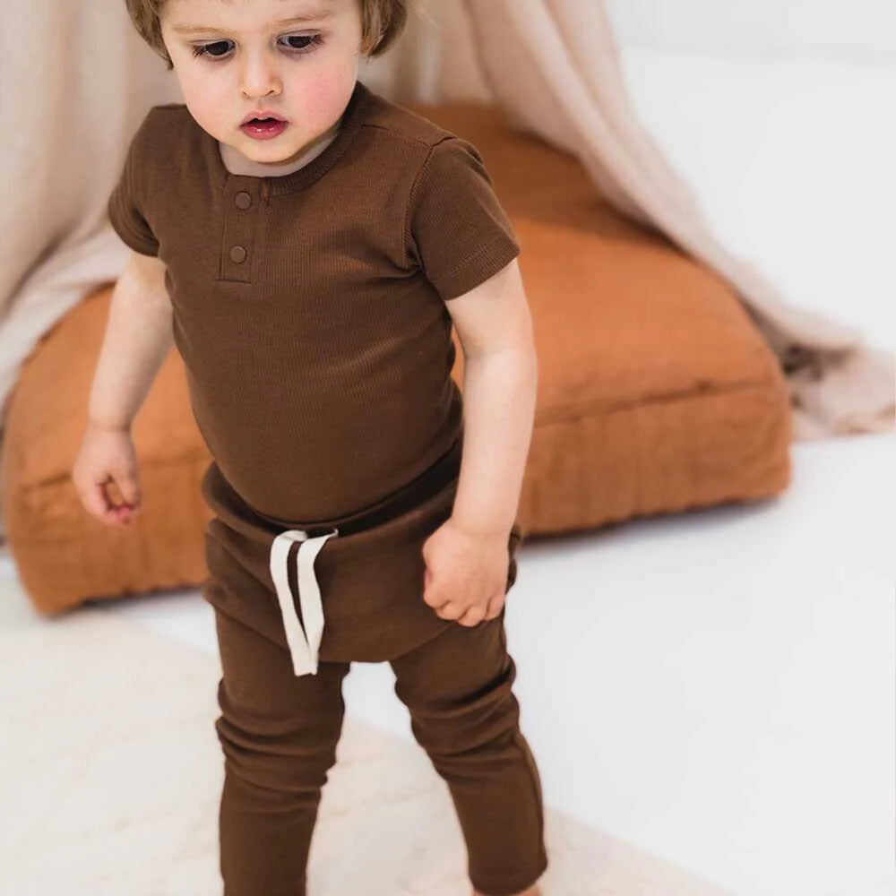 Chocolate Short Sleeve Bodysuit