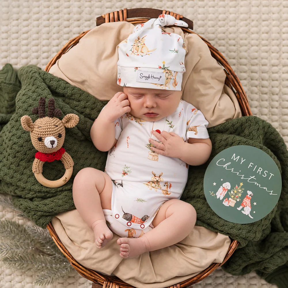 Reindeer Crochet Rattle