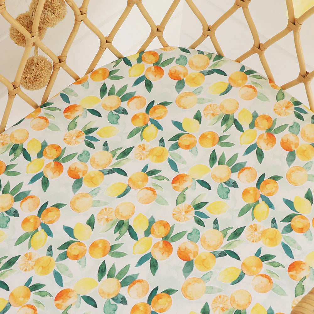 Citrus Squeeze Bassinet Sheet