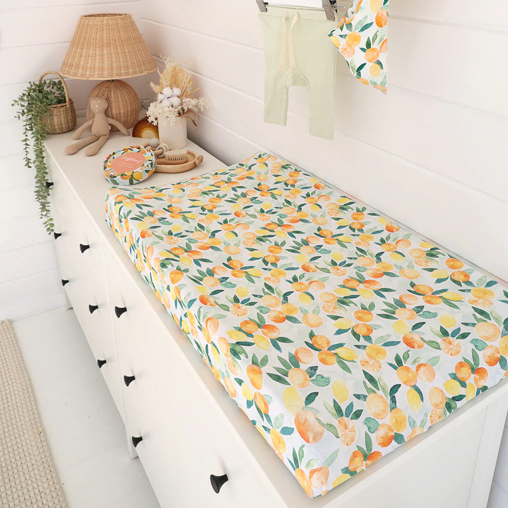 Citrus Squeeze Bassinet Sheet
