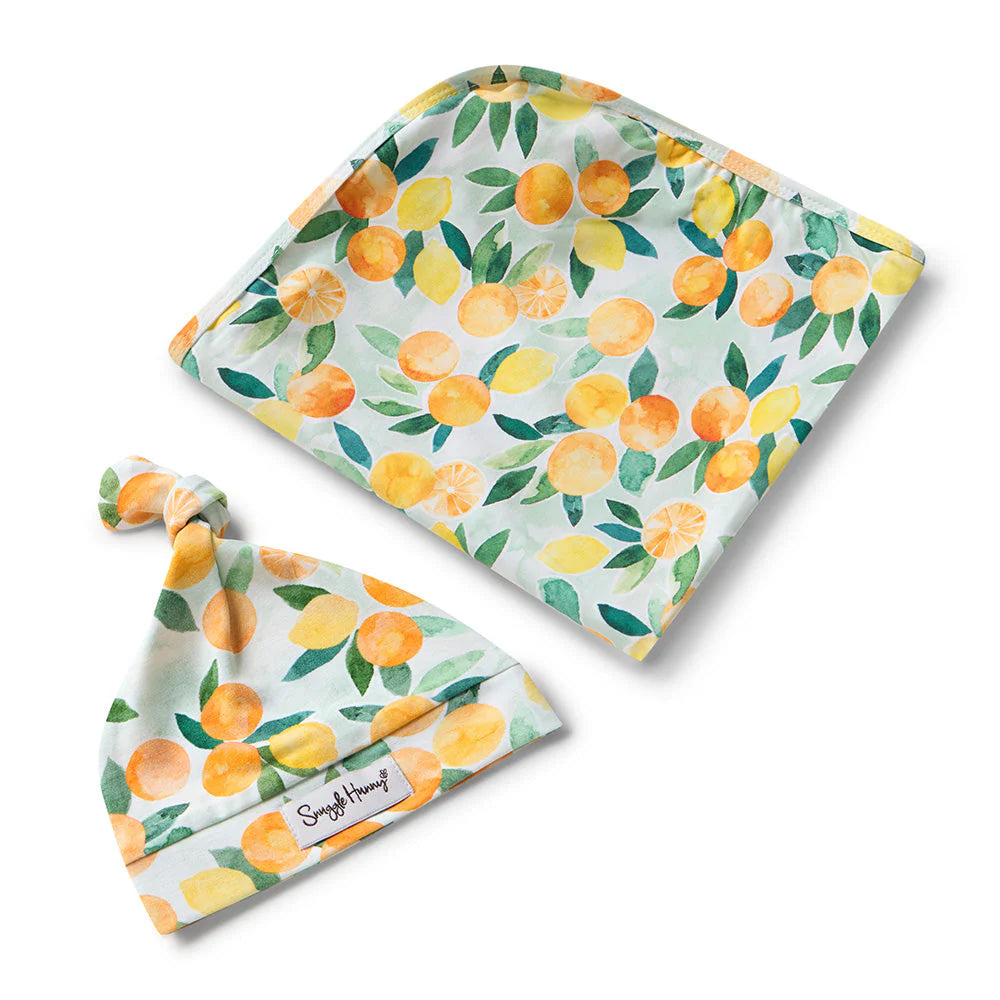 Citrus Squeeze Jersey Wrap Set