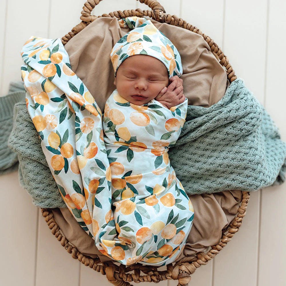 Citrus Squeeze Jersey Wrap Set