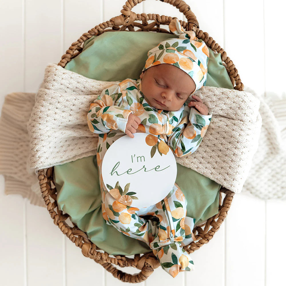 Citrus Squeeze Milestone Cards