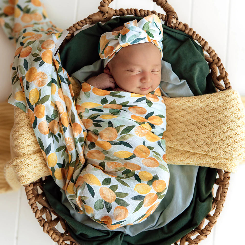 Citrus Squeeze Muslin Wrap