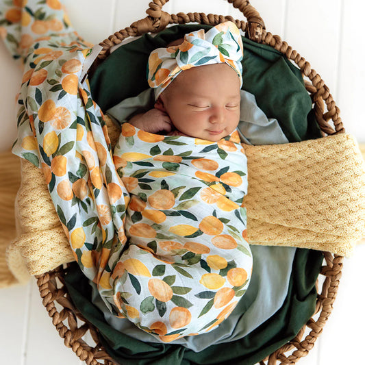 Citrus Squeeze Muslin Wrap