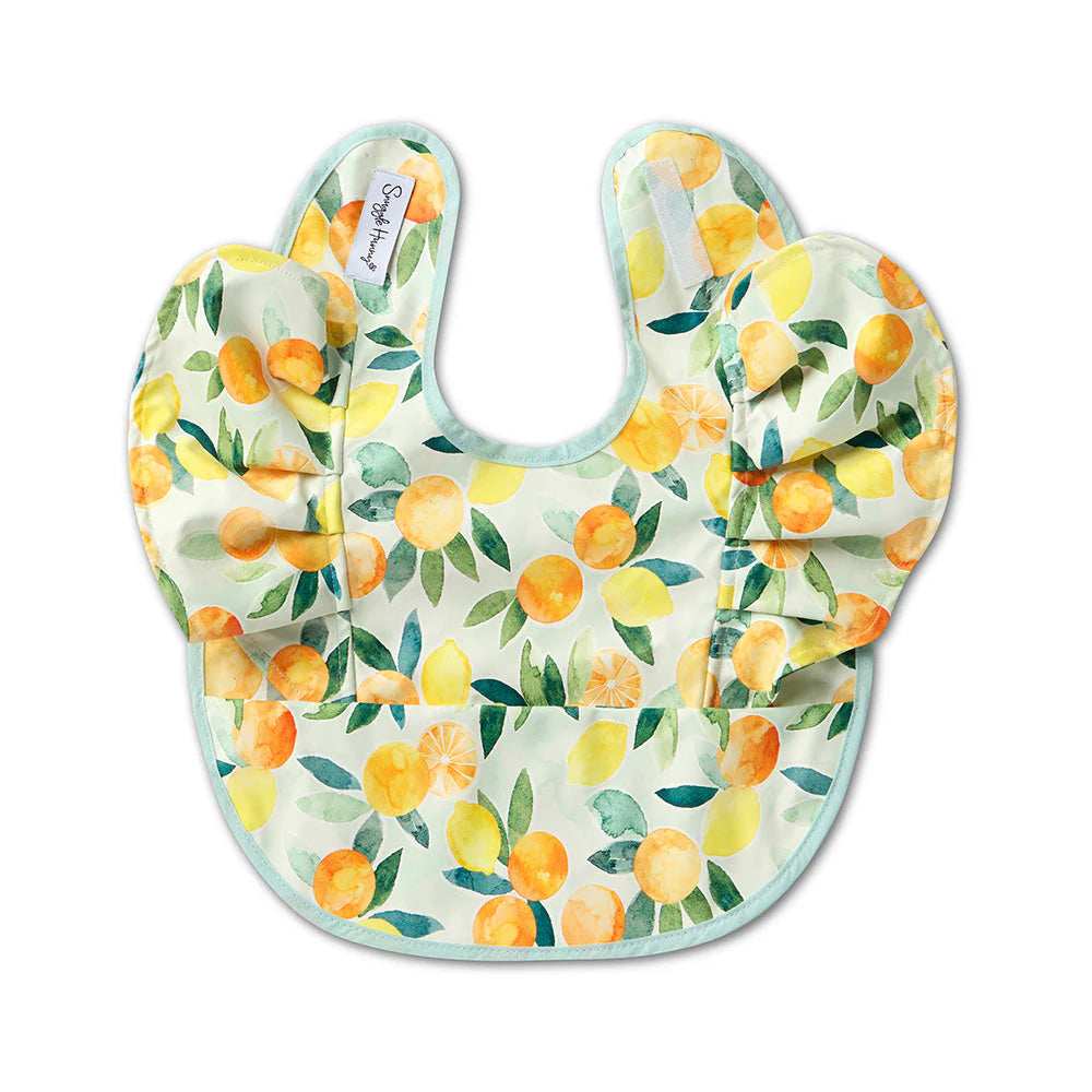 Citrus Squeeze Frill Snuggle Bib
