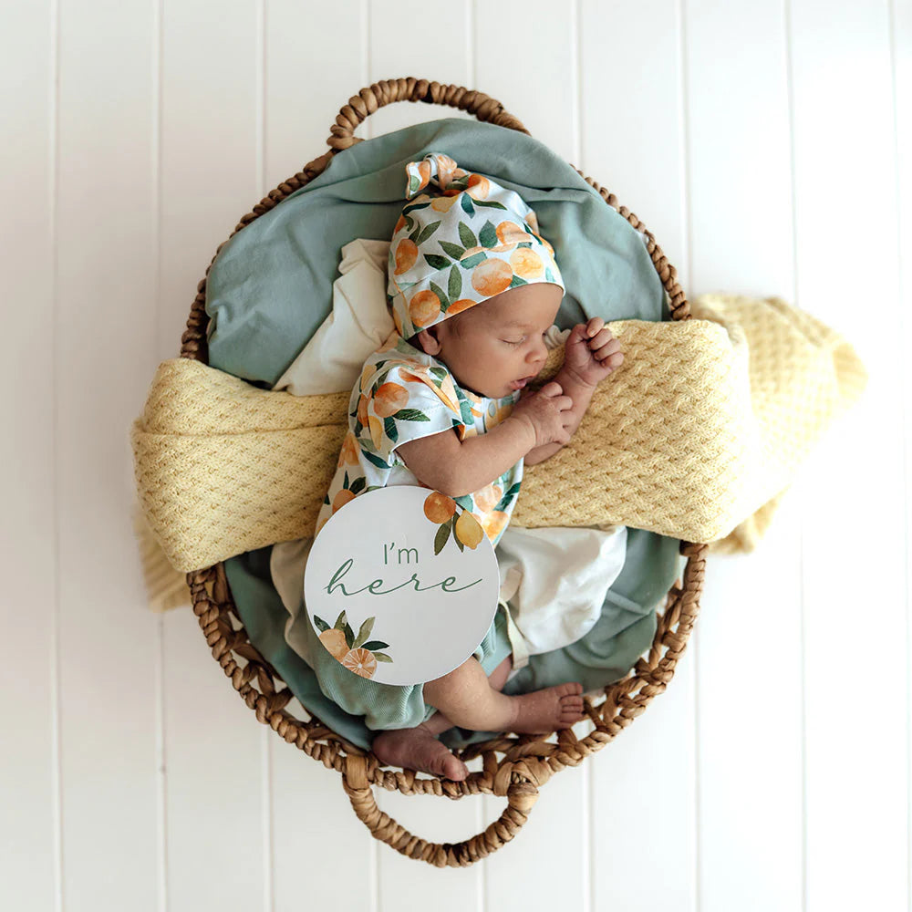 Citrus Squeeze Milestone Cards