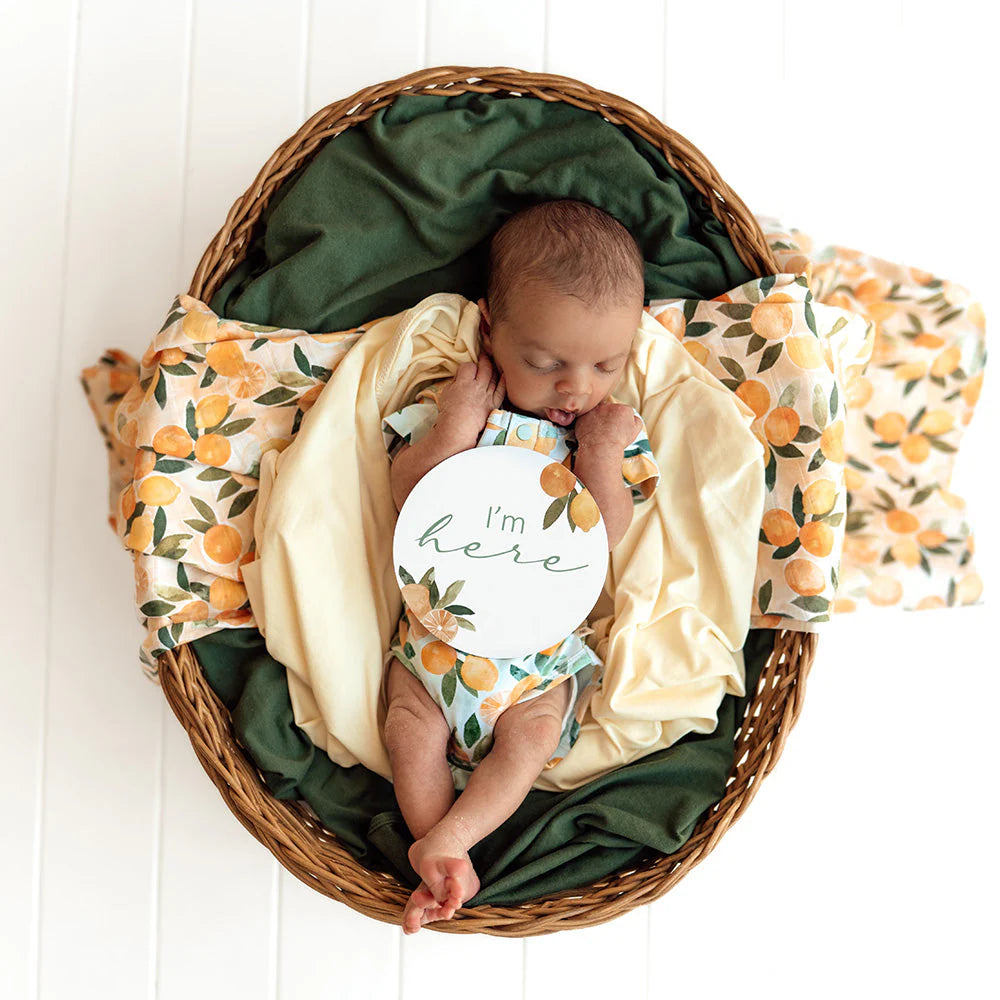 Citrus Squeeze Milestone Cards