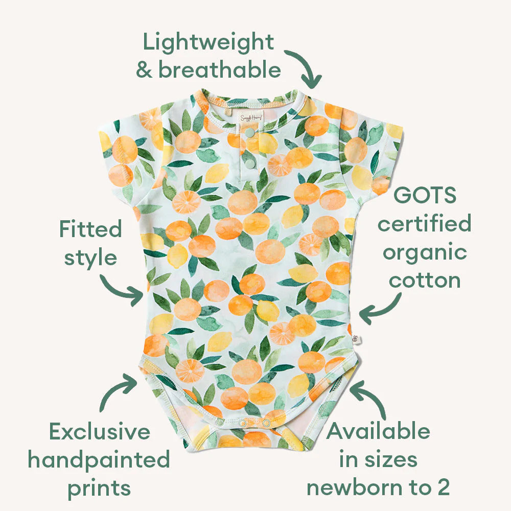 Citrus Squeeze Short Sleeve Bodysuit