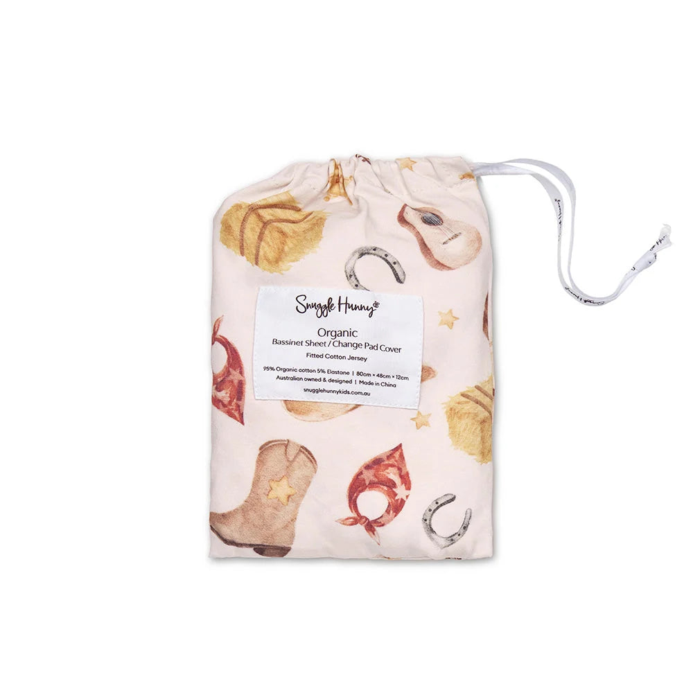 Cowboys Bassinet Sheet