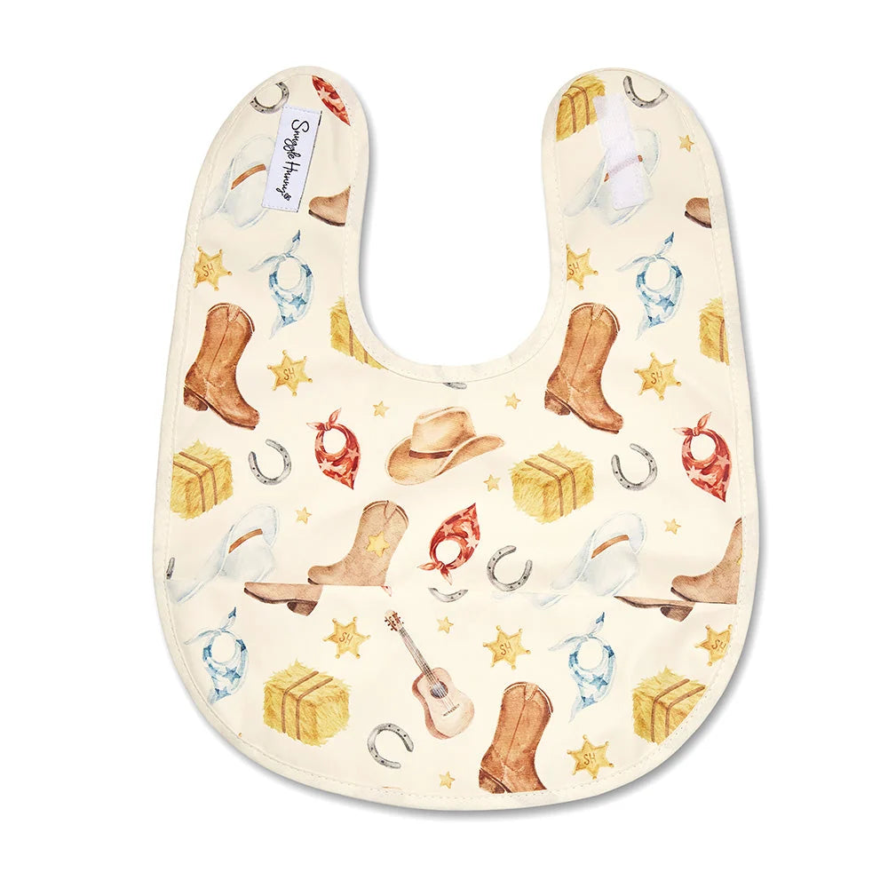 Cowboys Snuggle Bib