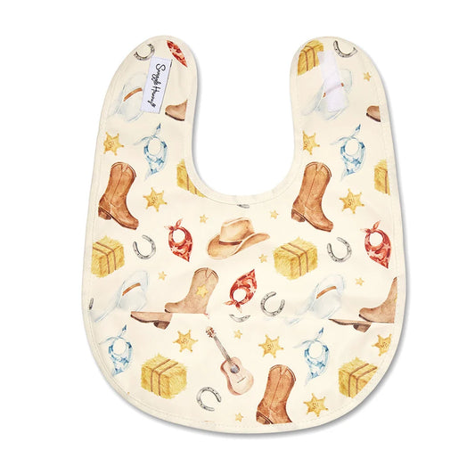 Cowboys Snuggle Bib