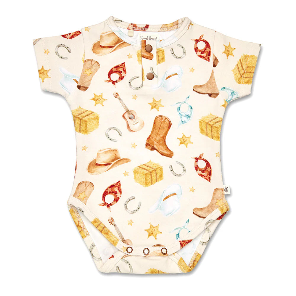 Cowboys Short Sleeve Bodysuit
