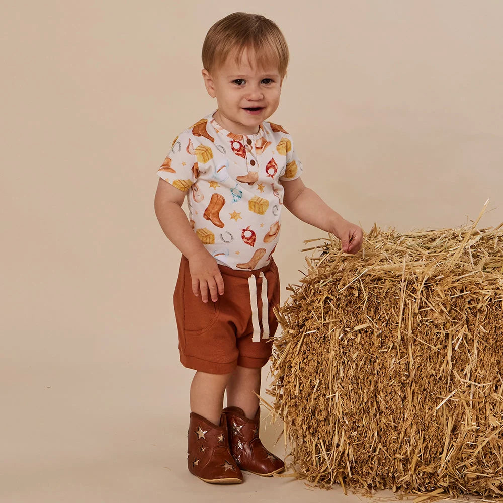 Cowboys Short Sleeve Bodysuit