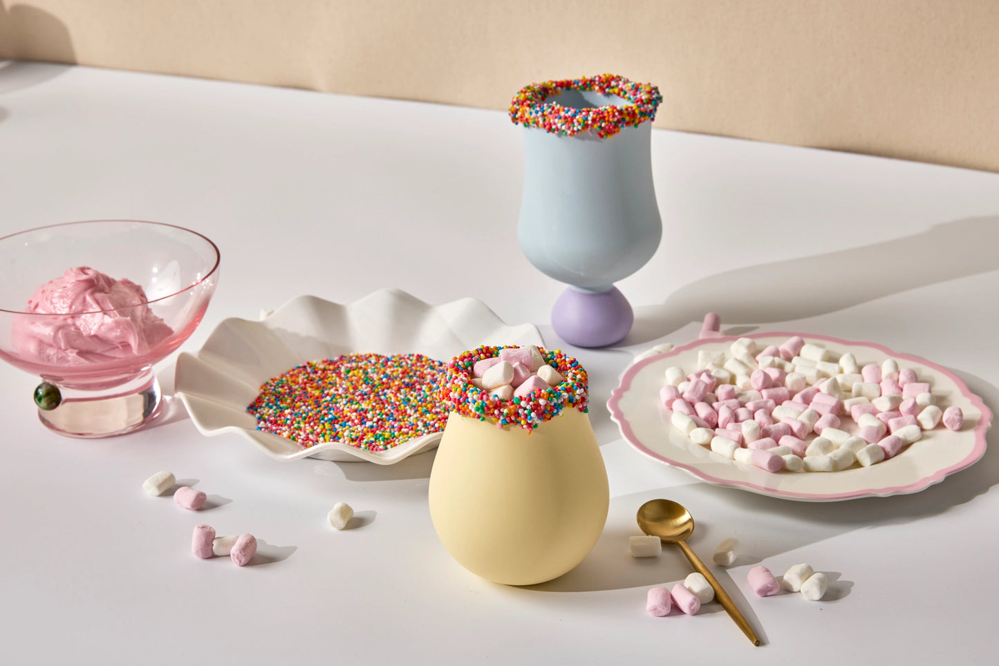 Silicone Bubble Goblet Bubblegum 2pk