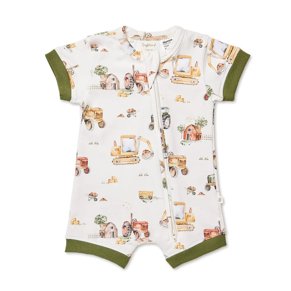 Diggers & Tractors Snuggle Shortie