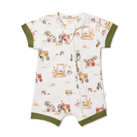 Diggers & Tractors Snuggle Shortie