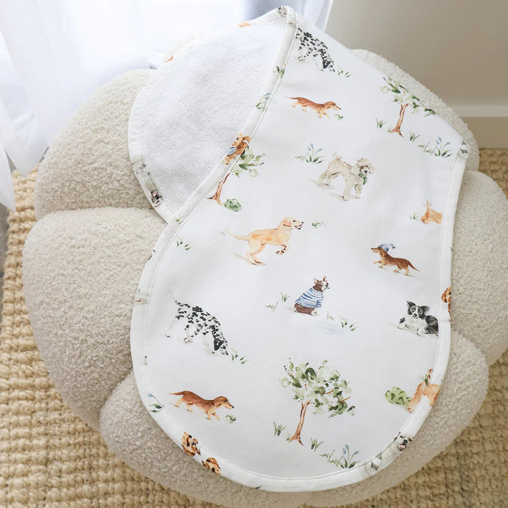 Dog Park Burp Cloth