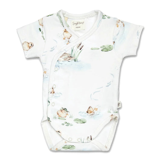Duck Pond Short Sleeve Kimono Bodysuit