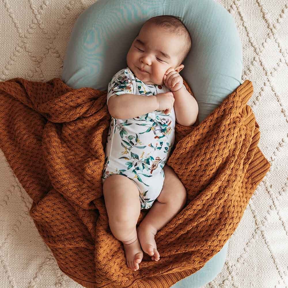 Eucalypt Short Sleeve Organic Bodysuit