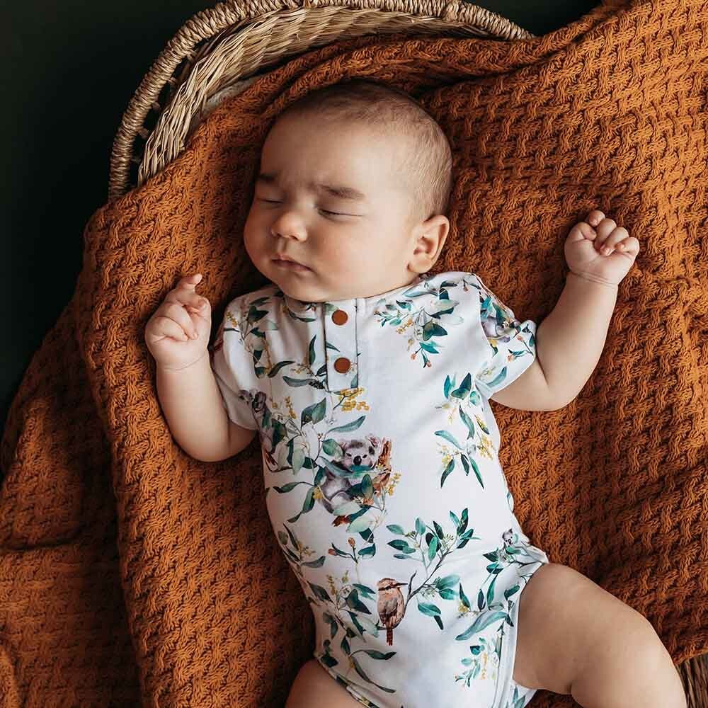 Eucalypt Short Sleeve Organic Bodysuit